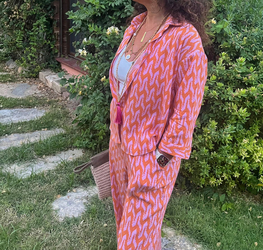 Enlil Pantolon Gömlek Takım