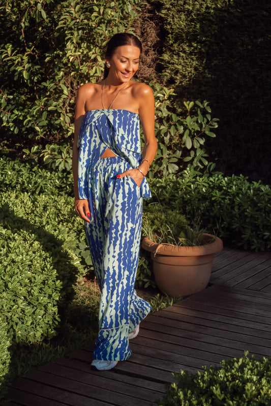 Petra Takım (Yeşil- Saks Mavi)